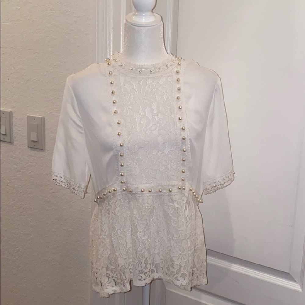 Pearl dress top